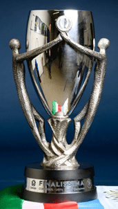 The UEFA Nations League Trophy the Wolf